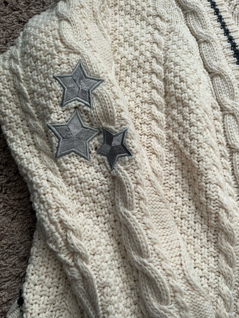 Taylor Swift Folklore Cardigan with TS Patch - Picture 3 of 5